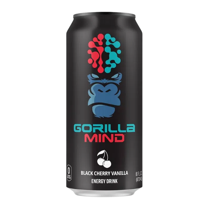 Gorilla Mind Energy Drink - Black Cherry Vanilla