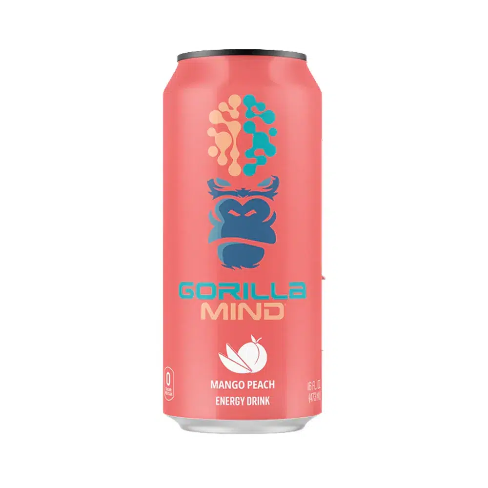 GorillaMindEnergyDrink - Mango Peach