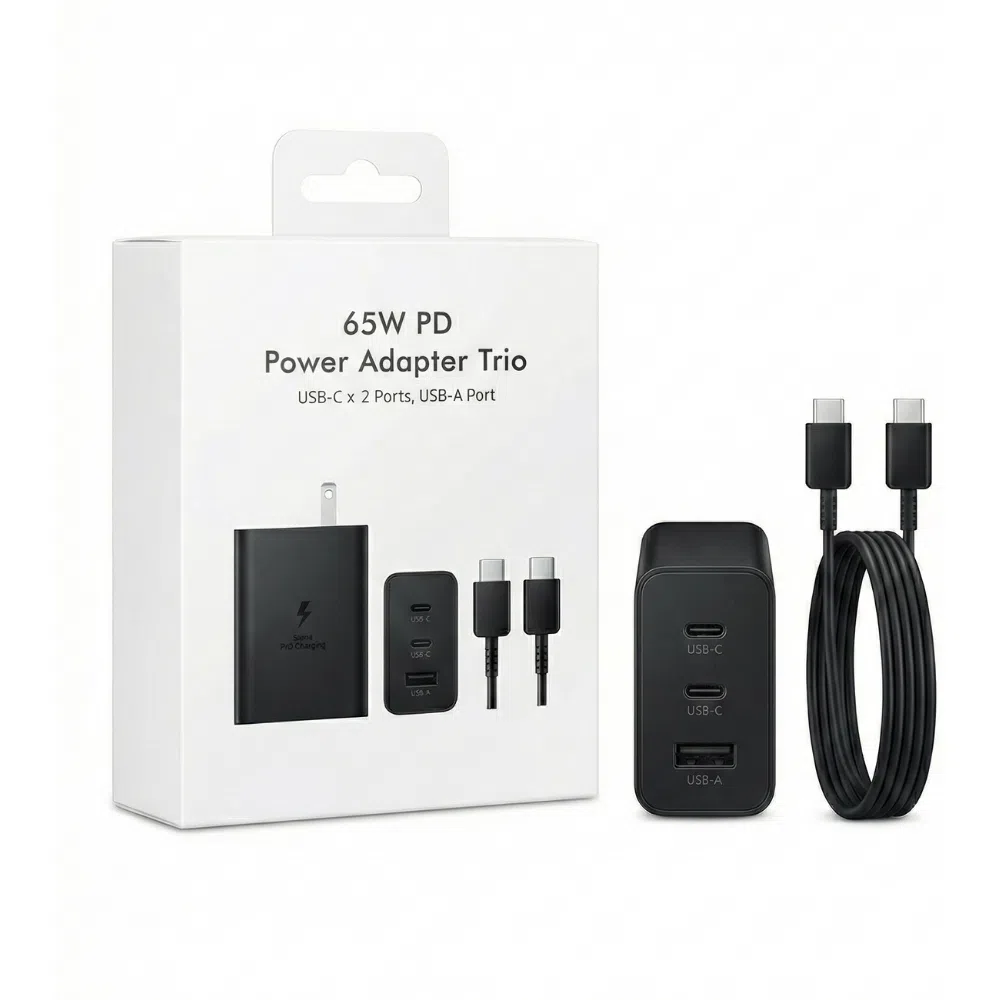 65W Super Fast Charger Trio