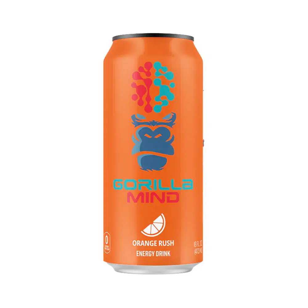 Gorilla Mind Energy Drink - Orange Rush