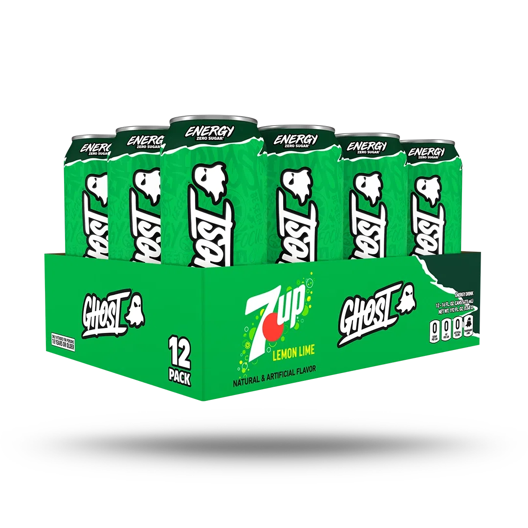 7UP Lemon Lime Energy Drink - 12 Pack