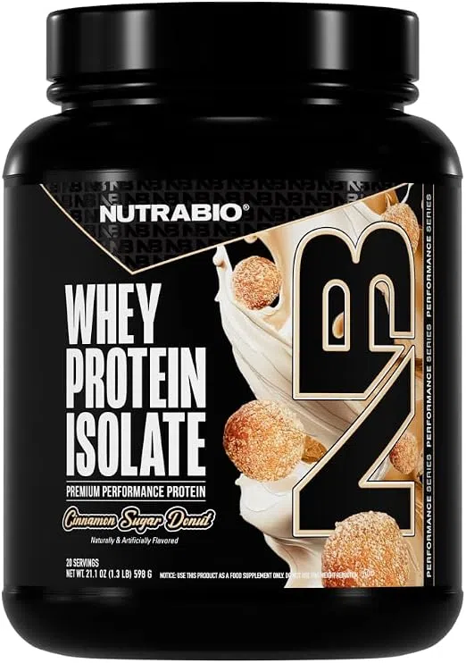 Nutra Bio Whey Isolate Protein - Cinnamon Sugar Donut